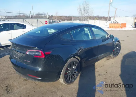 2022 Tesla Model 3 Performance Dual Motor All-Wheel Drive из США, поврежденный, VIN 5YJ3E1EC4NF253984